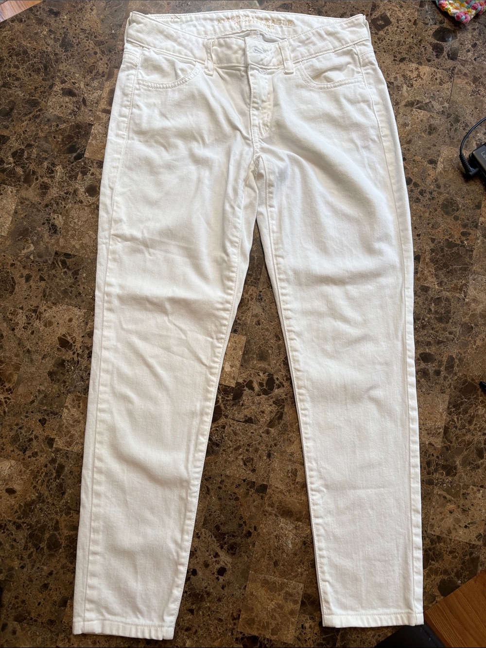 American Eagle Outfitters White Skinny Jeans